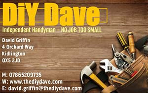 DiY Dave business card